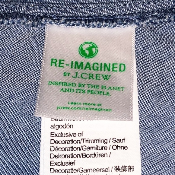 Crewcuts Chambray Blue Dress Size 4 - Picture 4 of 10